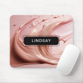 Blush Pink Beauty Mousepad (Mit Mouse)
