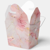 Blush Pink Birds Baby Dusche Geschenkschachtel (Offen)