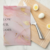 Blush Pink Birds Baby Dusche Geschirrtuch (Viertel Falte)