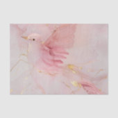 Blush Pink Birds Baby Dusche Seidenpapier (Vorderseite)