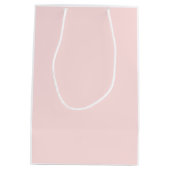 Blush Pink Black Gold Eyelashes Mittlere Geschenktüte (Rückseite)