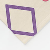 Blush Pink Blanket Fleecedecke (Ecke)