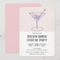 Blush Pink Blockhaus Erwärmung Cocktail Party