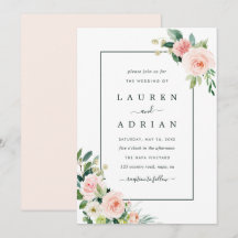 Blush Pink Bloom Wedding