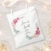 Blush Pink Bloom Wedding Geschenktütchen (Ausgeschnitten)