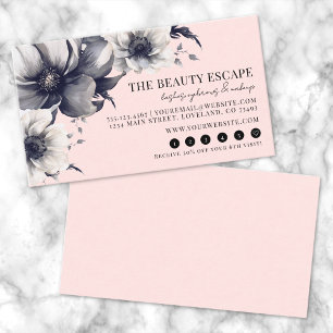 Blush Pink Bloral Beauty Treuekarte