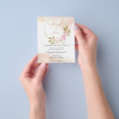 Blush Pink Bloral, Spring Pink Wedding Flyer (Gruppe)