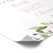 Blush Pink Blues Baby Dusche Mama-Osa Bar Zeichen Poster (Ecke)