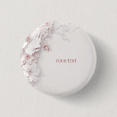 Blush Pink Blues Button (Vorderseite)