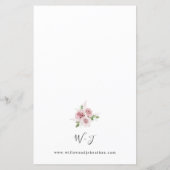 Blush Pink Blues Hochzeit (Rückseite)