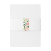 Blush Pink Blues Hochzeit Einladungsbanderole (Rückseitenbeispiel)