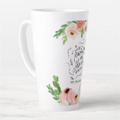 Blush pink Blumengeschenk Dankeschön Lehrer Gesche Milchtasse (Linke Ecke)