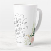 Blush pink Blumengeschenk Dankeschön Lehrer Gesche Milchtasse (Rechte Ecke)