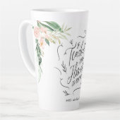 Blush pink Blumengeschenk Dankeschön Lehrer Gesche Milchtasse (Linke Ecke)