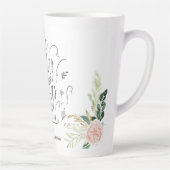 Blush pink Blumengeschenk Dankeschön Lehrer Gesche Milchtasse (Rechts)