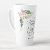 Blush pink Blumengeschenk Dankeschön Lehrer Gesche Milchtasse (Linke Ecke)