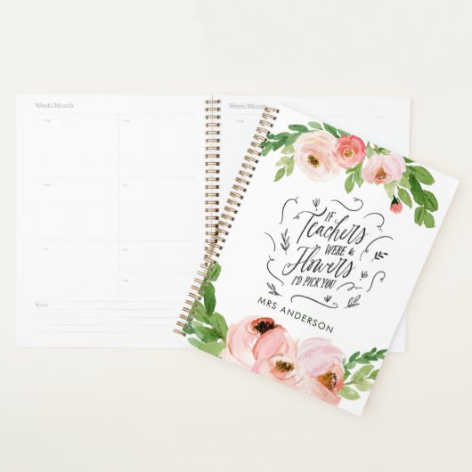 Blush pink Blumengeschenk Dankeschön Lehrer Gesche Planer (Anzeige)