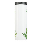 Blush pink Blumengeschenk Dankeschön Lehrer Gesche Thermosbecher (Rückseite)