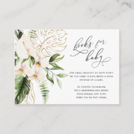 Blush Pink Blumengrün Girl Books for baby Begleitkarte