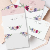 Blush Pink Blumenrezept Brautdusche Einladung