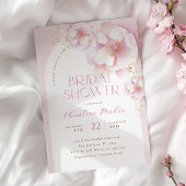 Blush Pink Blumenstrauß Brautdusche Einladung