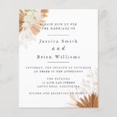 Blush Pink Boho Wedding Flyer (Vorne)