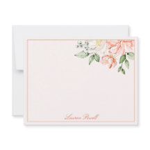 Blush Pink Botanisch Romantische Personalisiert