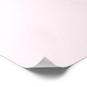 Blush Pink Botanischer Kranz Begrüßungszeichen Poster (Ecke)