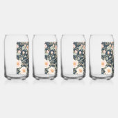 Blush Pink Botanisches Muster: Natur Dosenglas (Rechts)