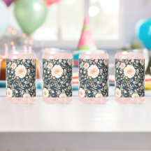 Blush Pink Botanisches Muster: Natur