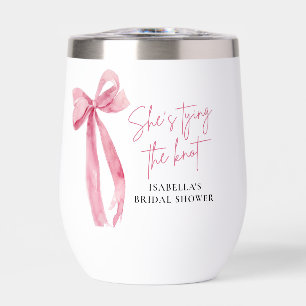 Blush Pink Bow Sie bindet das Brautparty des Knote