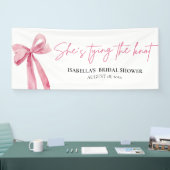 Blush Pink Bow Sie bindet das Brautparty des Knote Banner (Messe)