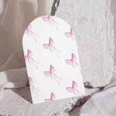 Blush Pink Bow Sie bindet das Brautparty des Knote Einladung