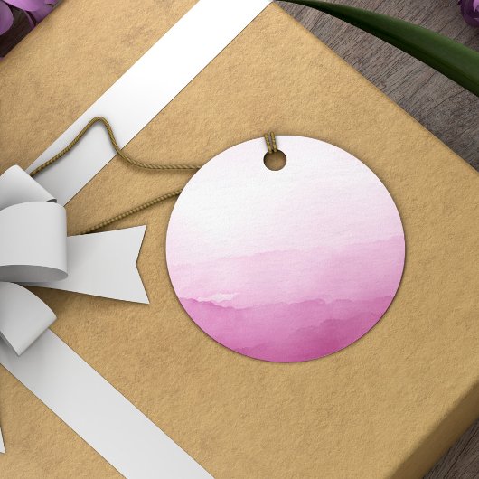 Blush Pink Bow Sie bindet das Brautparty des Knote Geschenkanhänger