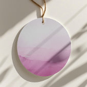 Blush Pink Bow Sie bindet das Brautparty des Knote Geschenkanhänger