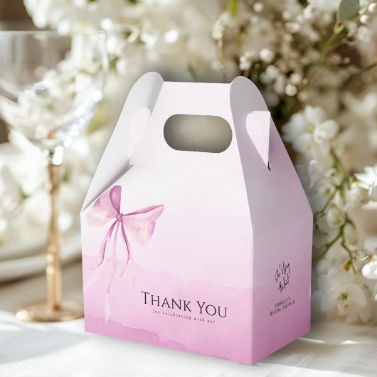 Blush Pink Bow Sie bindet das Brautparty des Knote Geschenkschachtel