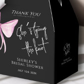 Blush Pink Bow Sie bindet das Brautparty des Knote Geschenkschachtel