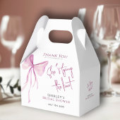 Blush Pink Bow Sie bindet das Brautparty des Knote Geschenkschachtel