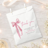 Blush Pink Bow Sie bindet das Brautparty des Knote Geschenktütchen (Ausgeschnitten)