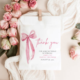 Blush Pink Bow Sie bindet das Brautparty des Knote Geschenktütchen
