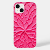 Blush Pink Branch Texture iPhone Case for Women (Rückseite)