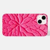 Blush Pink Branch Texture iPhone Case for Women (Rückseite (Horizontal))