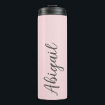 Blush Pink Brautparty Bridesmaid Thermosbecher<br><div class="desc">Blush Pink Brautparty Bridesmaid Thermal Tumbler.</div>