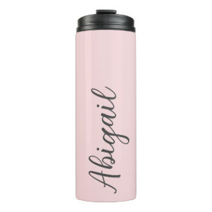 Blush Pink Brautparty Bridesmaid Thermosbecher