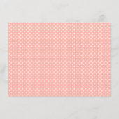 Blush Pink Brautparty Gut wünscht Hinweiskarte (Rückseite)