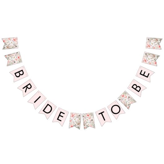 Blush Pink Bridal Banner (Alle)