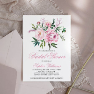 Blush Pink Bridal Dusche Einladung