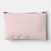 Blush Pink Bride-Geschenk | Individuelle Name Zubehörtasche (Rückseite)