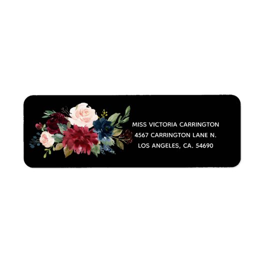 Blush Pink Burgund Bläserner Elegante Hübsche Hoch (Vorne)