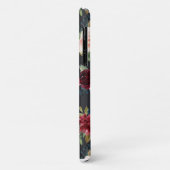 Blush Pink Burgundy Floral Elegant Hübsch Case Mat (Hinten/Links)